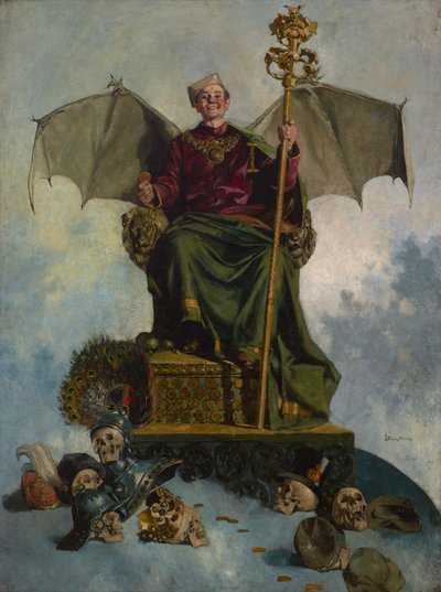 Allegorie van Satan (Heer van de Wereld) door Ludwik Stasiak