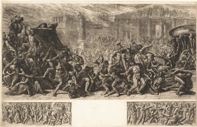 De Plundering van de Tempel in Jeruzalem door Luigi Ademollo