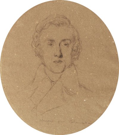 Portret van Fryderyk Chopin door Luigi Calamatta