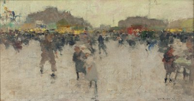 Fête de la place du Trône, Parijs, ca. 1890 door Luigi Loir