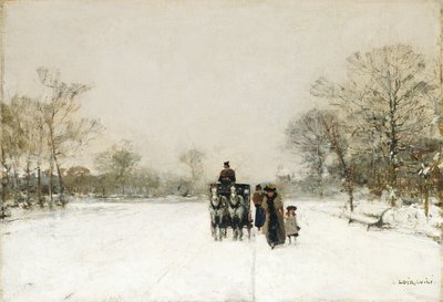 In de sneeuw door Luigi Loir