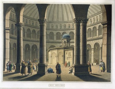 Het Heilige Graf, uitgegeven door William Watts, 1806 door Luigi Mayer