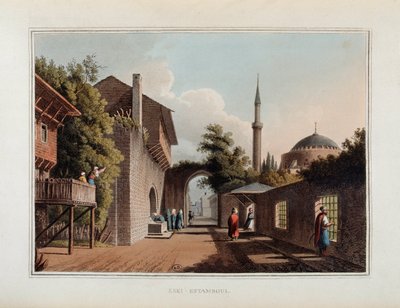 Een straat in Istanbul - in 