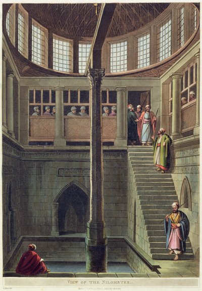Uitzicht op de Nilometer, plaat 2 uit 