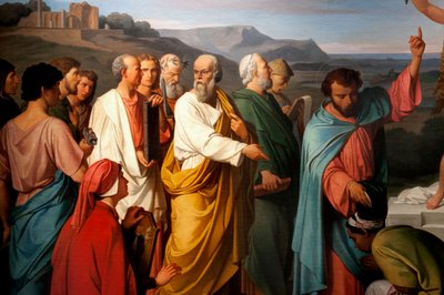 De triomf van de Waarheid (detail) 1847 door Luigi Mussini