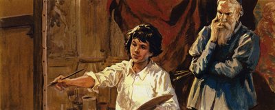 Toen Titiaan het talent van zijn nieuwe leerling zag, was hij vastbesloten om van hem af te komen (kleurenlitho) door Luis Arcas Brauner