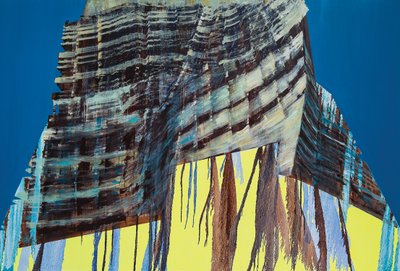 Werk in uitvoering IV, 2014 (olieverf op doek) door Luke M Walker