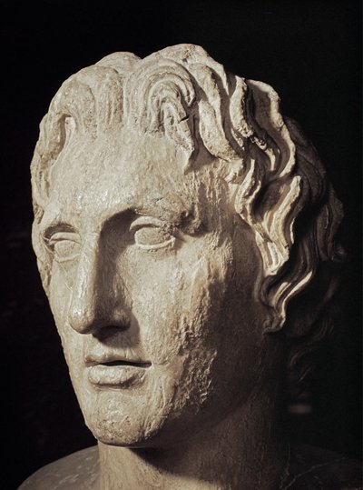 Alexander de Grote ... door Lysippos (attributed to)