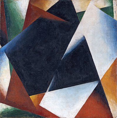 Schilderachtige architectoniek, 1918 door Lyubov Sergeevna Popova