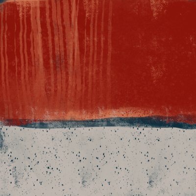 Rustieke rode aardlijnen door MANSI SAXENA