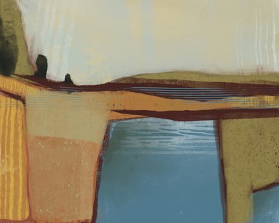 Rustig waterlandschap door MANSI SAXENA