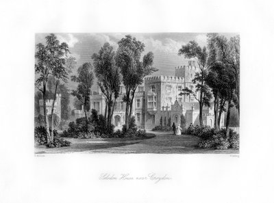 Selsdon House bij Croydon, 19e eeuw door M. J. Starling