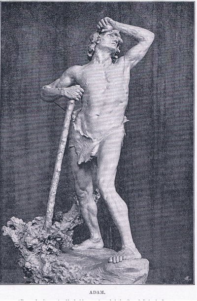 Adam, uit The Magazine of Art 1893, Cassell and Company door M. Lavergne