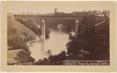 Bern. Chemin defer brug. door M. Vollenweider