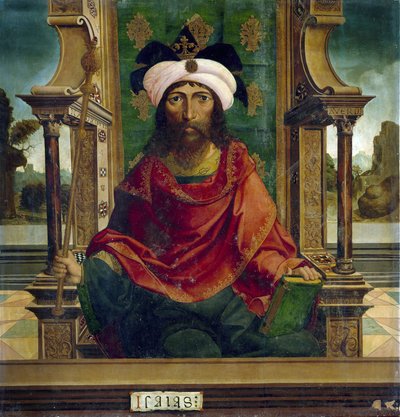 Jesaja, door de Meester van Becerril, ca. 1525 door Maestro de Becerril