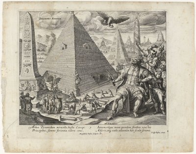 Piramide van Egypte (De zeven wereldwonderen) door Magdalena van de Passe