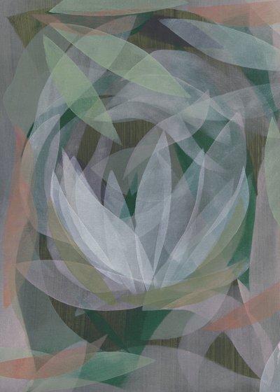 Abstracte lotusbloem door Maira Ribena