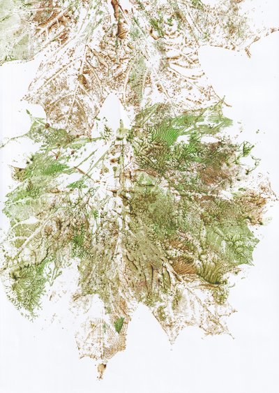 Herfstbladerenprint door Maira Ribena