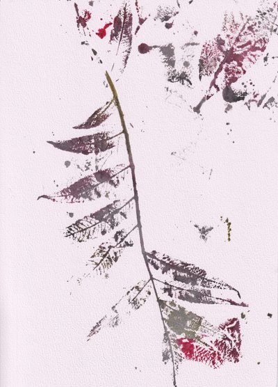 Dark Leaf-indrukken door Maira Ribena