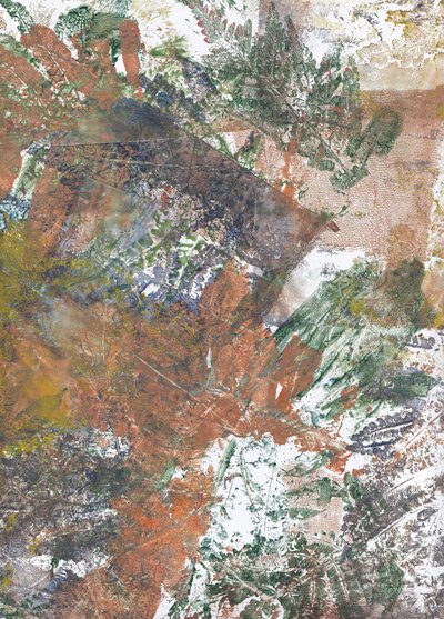 Aardse bladafdrukken door Maira Ribena