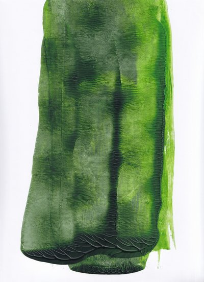 Vloeibaar groen – Abstract door Maira Ribena