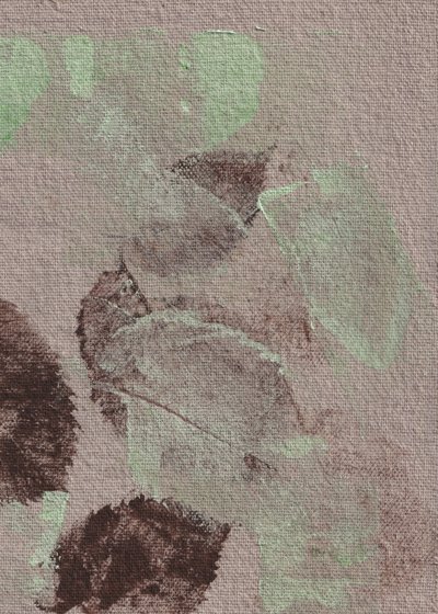 Ingetogen abstracte penseelstreken door Maira Ribena