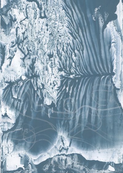 Serene Blue Flow door Maira Ribena