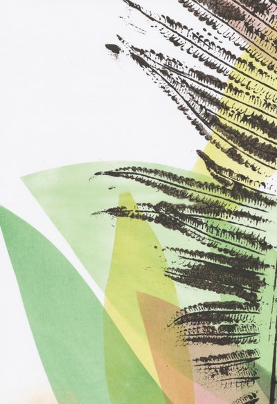 Levendige abstracte bladeren door Maira Ribena