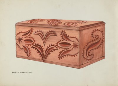 Doos, ca. 1937 door Majel G. Claflin