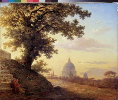 De eik van Tasso door Maksim Nikiforovich Vorobiev