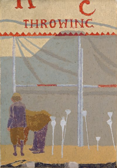 De kokosnoot schiettent, ca. 1920 door Malcolm Drummond