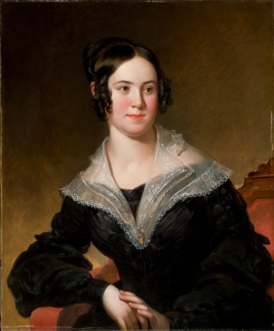 Portret van een dame 1840 door Manuel Joachim de Franca