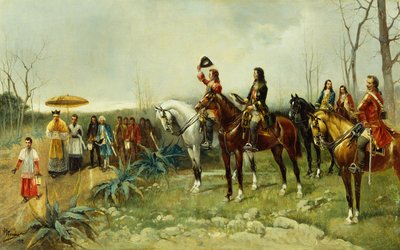 De processie door Manuel Lopez y Picolo