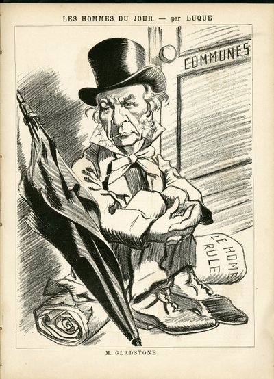 Illustratie van Manuel Luque in La Caricature (1880) door Manuel Luque