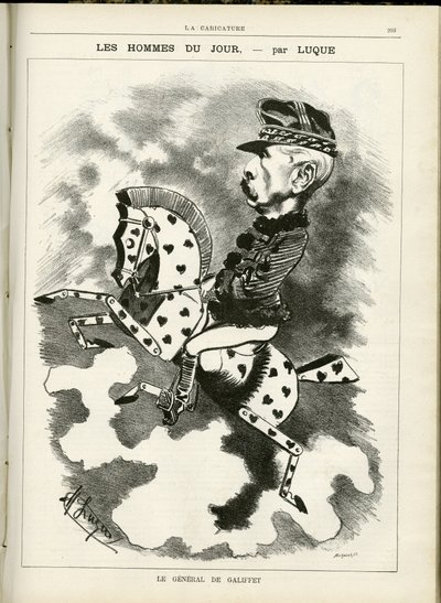 Illustratie van Manuel Luque (1854-1919) in La Caricature (1880) door Manuel Luque