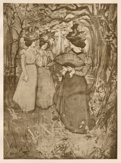 Herfstmenuet, 1898 door Manuel Robbe