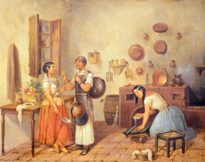 Een typische Mexicaanse keuken door Manuel Serrano door Manuel Serrano