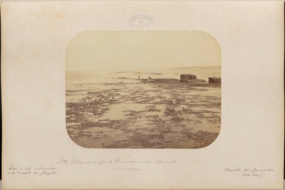 Studie van het rif van Pernambuco in Barreta door Marc Ferrez