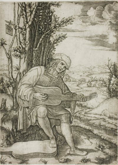Philoteo Achillini door Marcantonio Raimondi