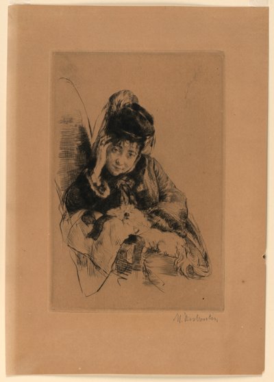 Madame Desboutin door Marcellin Desboutin