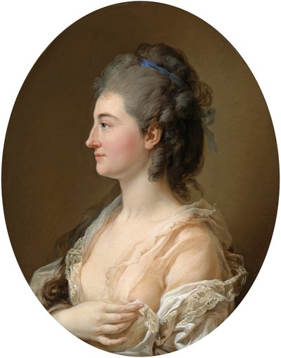 Portret van Catherina Gattai Tomatis (Thomatis). door Marcello Bacciarelli