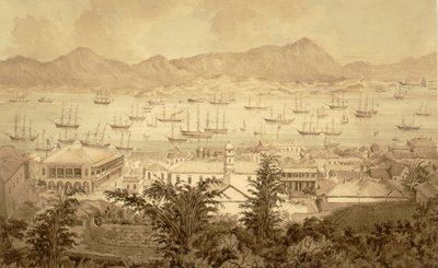 Haven van Hong Kong door Marciano Antonio Baptista