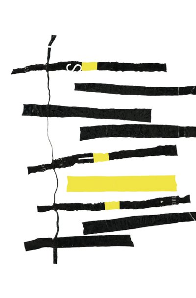 Lijnen, 2003 (collage) door Marco Campedelli