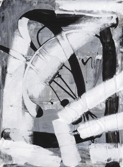 Zonder titel, 2023 (acryl op doek) door Marco Campedelli
