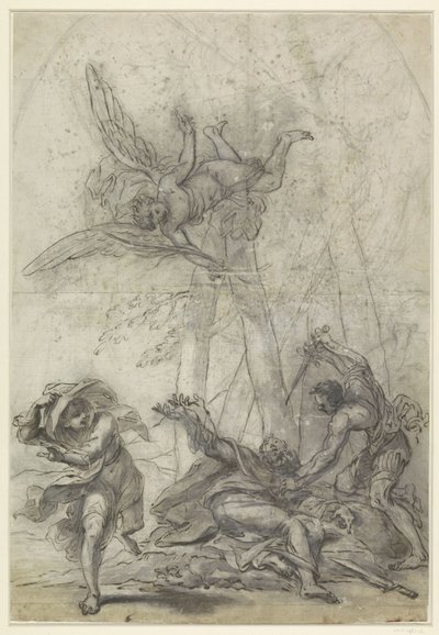 Martelaarschap van de heilige Petrus Martyr door Marco Marcola (possibly)