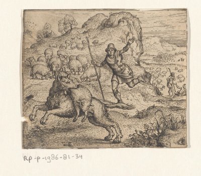 Fabel van de jongen die wolf riep door Marcus Gheeraerts (I)
