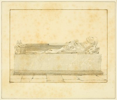 Graf van Canynges als decaan van Westbury in St Mary Redcliffe door Marcus H. Homes