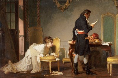 De brief, 1877 door Marcus Stone
