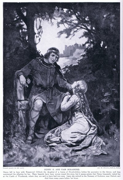 Hendrik II en de mooie Rosamund door Margaret Dovaston