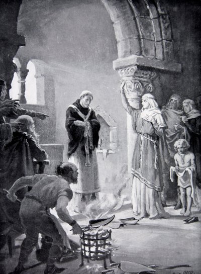 Het oordeel van de negen ploegscharen, illustratie uit 